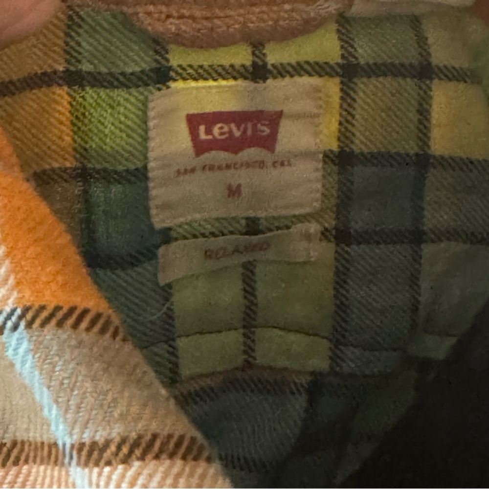 Ac/Dc Upcycled Button Down Flannel - image 5